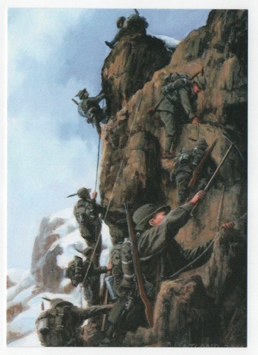 Cartolina postcard alpini - cartolina/postcard,