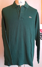CHEMISE LACOSTE  T-shirt  uomo  usata  taglia  7  Made in FRANCE maniche lunghe