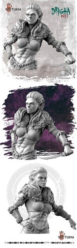 Busto dragha sangue e teschi - dragha,