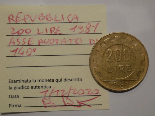 Repubblica italiana moneta - italiana, 200