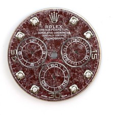 Quadrante Rolex Daytona aftermarket con diamanti