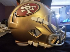 Casco 49ers Christian McCaffrey autentico firmato full size Speed Rep fanatici