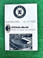 ULTRAS MILAN BRIGATE ROSSO NERE ROMA PROGRAMMA FINALE NO MAGLIA SHIRT MATCH WORN