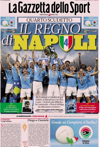 Gazzetta dello sport napoli - dello,