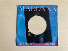 Madonna _ Over and Over / Borderline _ Copertina 45giri 7" JukeBox Promo 1986