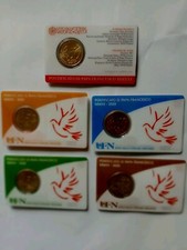 2020-21 50 Cent.Fdc Vaticano Francesco N 32,33,34,35(2020)N12 2021 Bonif/PayPal 
