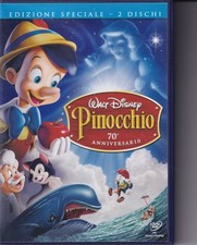 PINOCCHIO 70° ANNIVERSARIO DVD EDIZIONE SPECIALE 2 Dischi WALT DISNEY M11109
