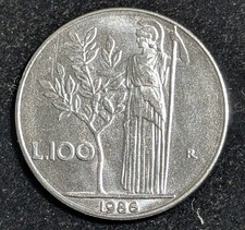 1986 R Italy 100 Lire