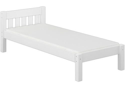 Letto classico bianco - bianco, in