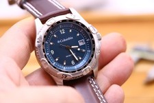Mens Columbia diver blue dial