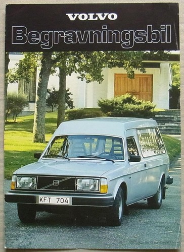 Volvo hearse brochure - brochure, vendita