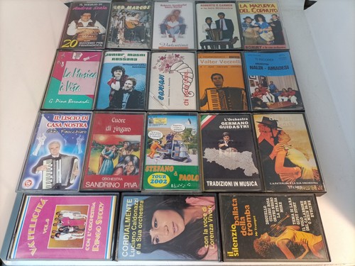 Lotto 18x musicassette liscio - 18x,