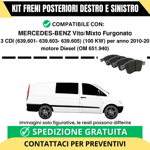 Pastiglie freno posteriori - freno,