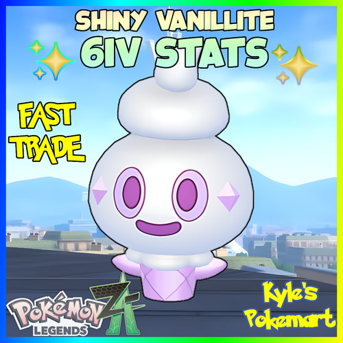 6iv shiny vanillite - ✨,