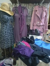 LOTTO ABBIGLIAMENTO ACCESSORI DONNA CAPPOTTI VESTITI SCARPE LINGERIE 13PZ