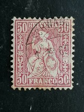 SVIZZERA  1881 50 FRANCHI