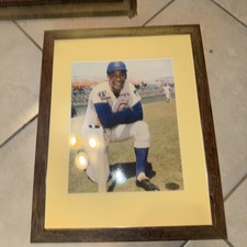 Foto firmata e incorniciata