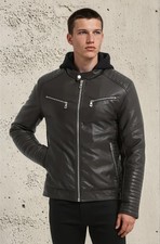 Giacca biker uomo