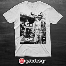 T-shirt Le Mans Steve McQueen Film TV - 100% cotone