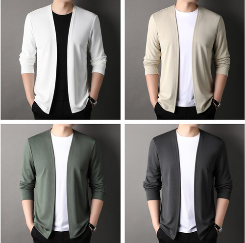 Cardigan uomo maglia leggera