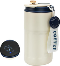 Termos Caffè, Tazza Termica Caffe Display Temperatura, Bicchiere Termico Acciaio