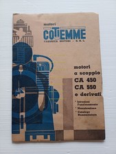 COTIEMME motori industriali CA 450 CA 550 manuale uso+catalogo ricambi originale