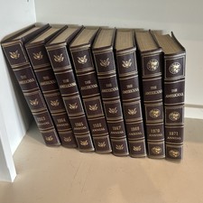 Encyclopedia Americana Annual Lot Of 8 1963-1971 Missing 1968 Great Condition