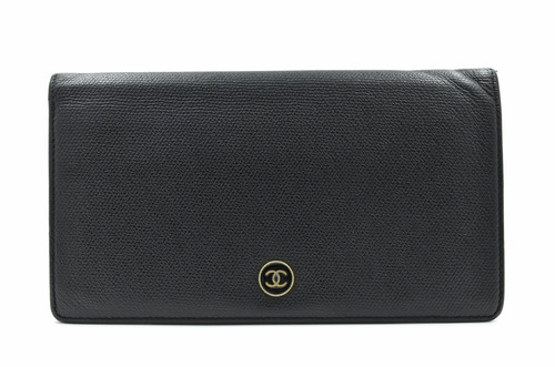 Portafoglio chanel pelle nero - portafoglio,