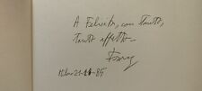 Dedica !!! di FRANZ BORGHESE Scultore a Felicita Frai 1995