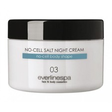 CREMA ANTICELLULITE NOTTE  Everlinespa no-cell salt night cream body shape STOCK