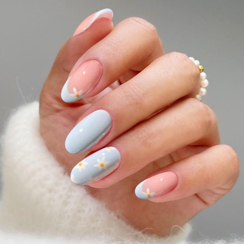 Unghie gel adesive - gel, french