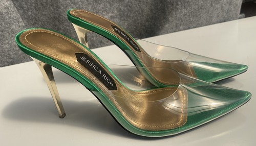Mules tacco alto trasparente - , a