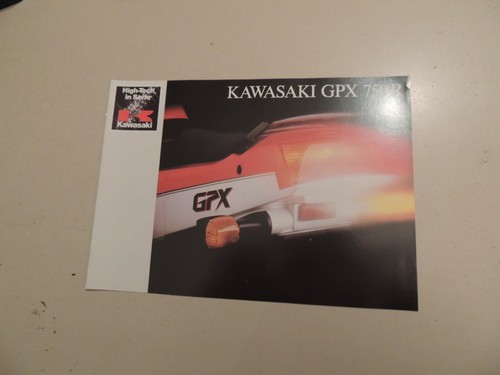 Brochure depliant kawasaki gpx - depliant,