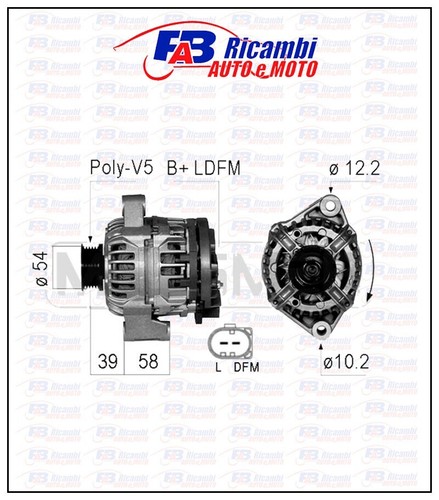 Alternatore smart cabrio - alternatore,