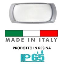PLAFONIERA CIRCOLARE DA ESTERNO NERA  IP66 PER LAMPADINE CON ATTACCO E27