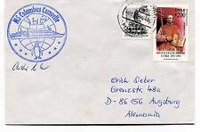 MS Columbus Caravelle Punta Arenas Chile Polar Antarctic Cover SIGNED