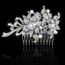 Accessori per per da sposa con strass per stile bowknot