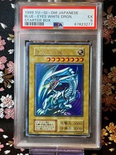 [PSA 5] Blue-Eyes White Dragon Starter Box Carta Yu-Gi-Oh giapponese 1999