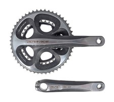 Guarnitura bici strada Shimano Dura-Ace FC-7950 2x 10s 172,5mm 50/34T 130 BCD 5 bulloni