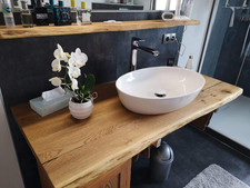 Top per Lavabo in Legno