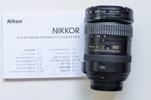 Nikon nikkor obiettivo - af-s,