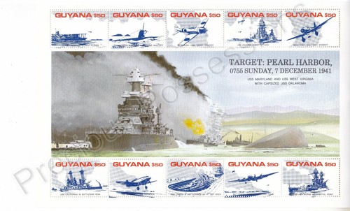 Guyana mnh stamp sheet - stamp,