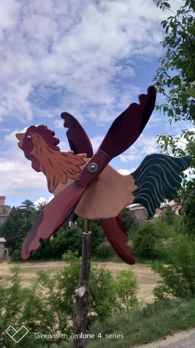 Segnavento animato gallo - segnavento, gallo-100%