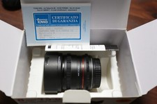 SAMYANG 8mm T3,8 DIAGONAL FISH-EYE LENS for VIDEO-DSLR Canon