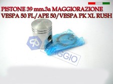 PISTONE COMPLETO 39mm. 3°MAGGIORAZIONE VESPA FL-PK-XL-RUSH-APE 50