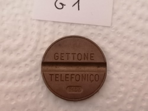 Gettone telefonico cod 7106 - telefonico,