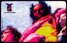 G ATW 286 SCHEDA TELEFONICA USATA ATW PROVINCIA DI MILANO TIEPOLO OCR ROVINATO