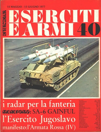 Rivista eserciti armi 40 - e,