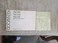 Kenwood 741a manuale - kenwood, tm-741a