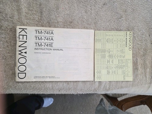 Kenwood 741a manuale - kenwood, tm-741a